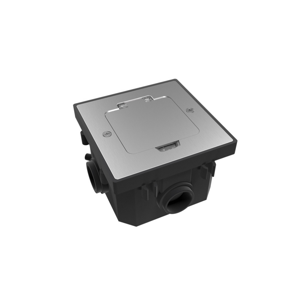 EAE 1074860 Q-BOX Şap Altı Buat, Boş ve 2 Modül Kapasiteli
