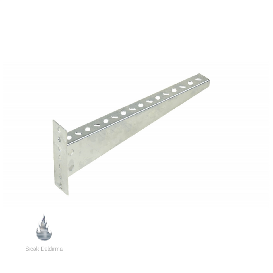 EAE 3048991 ETS-D 400 - Duvar Tipi Kanal Taşıyıcı (2mm) - Sıcak Daldırma