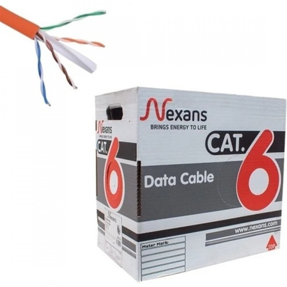 Nexans Cat6 Halogen Free LSZH Data Kablosu 23 AWG %100 Bakır