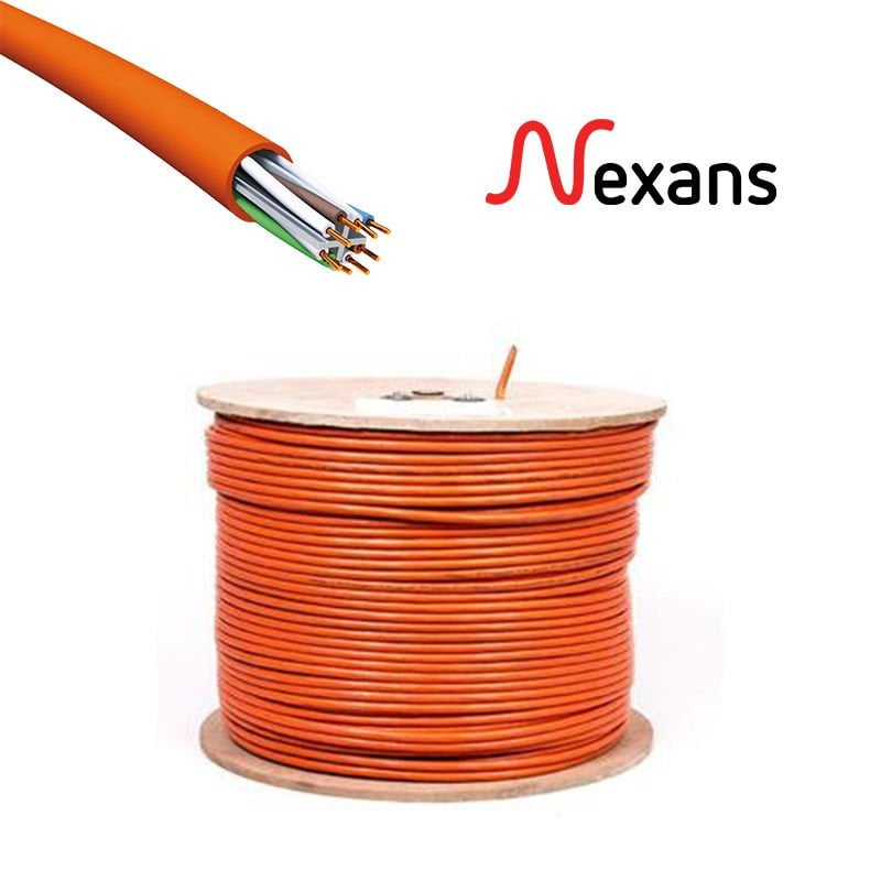 Nexans Cat6 Halogen Free LSZH Data Kablosu 23 AWG %100 Bakır 500 Mt