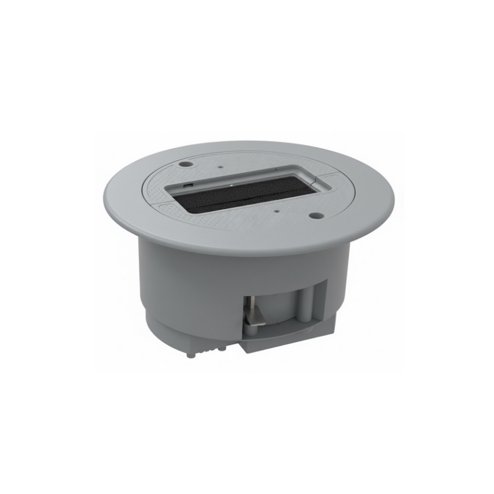 EAE 3377124 Grommet 3 Modül Boş Komple (Gri)