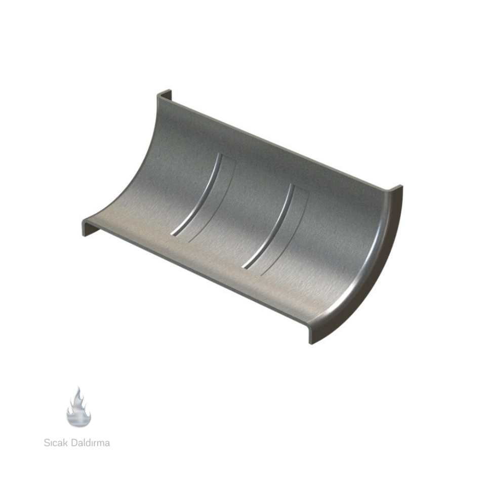 EAE 3273198 CTE 150 ID90° İç Bükey Dönüş Modülü Kapağı (1,2mm)