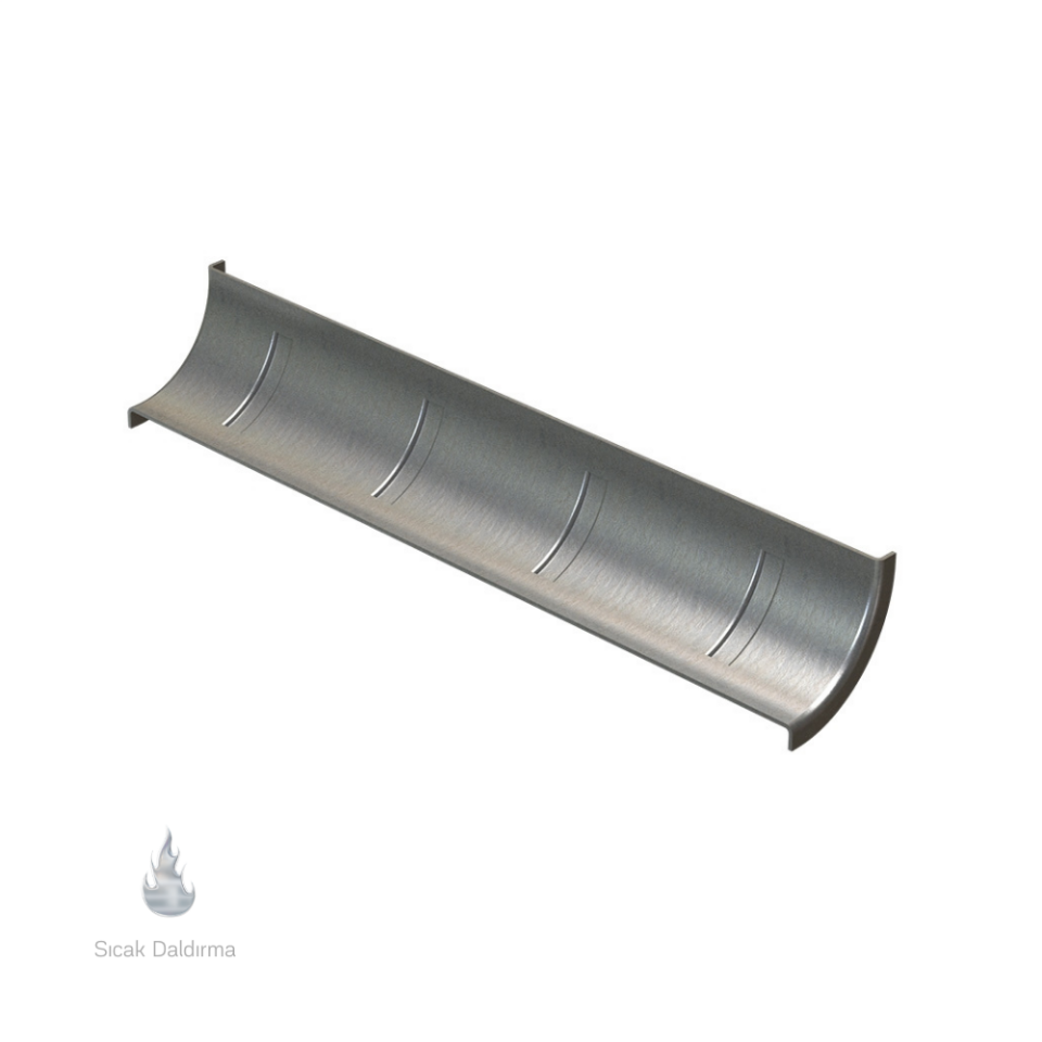 EAE 3273202 CTE 400 ID90° İç Bükey Dönüş Modülü Kapağı (1,2mm)