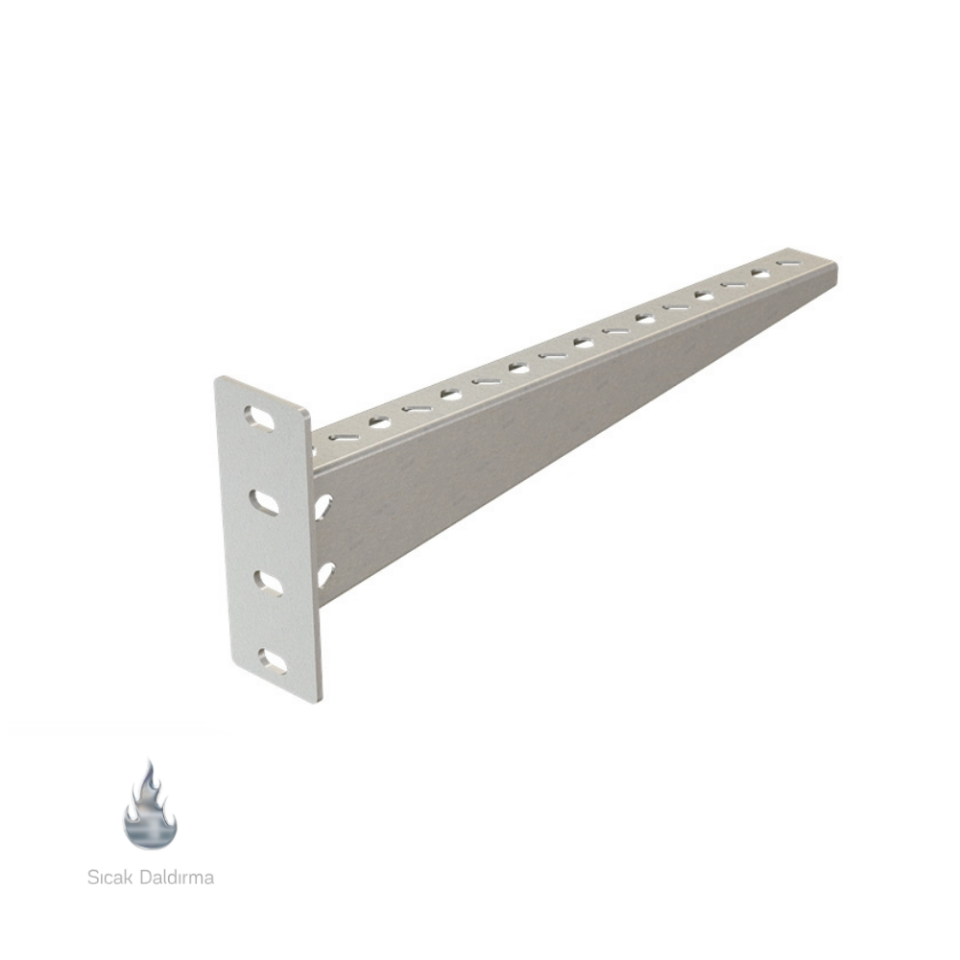 EAE 3007927  STS-D 500 Duvar Tipi Kanal Taşıyıcı (2mm) - Sıcak Daldırma