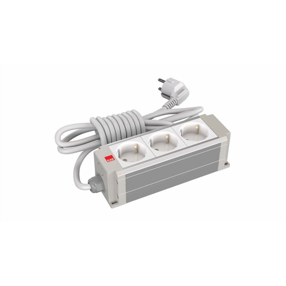 EAE 3405482 3 lü Grup Priz Gri (STDK-G3)