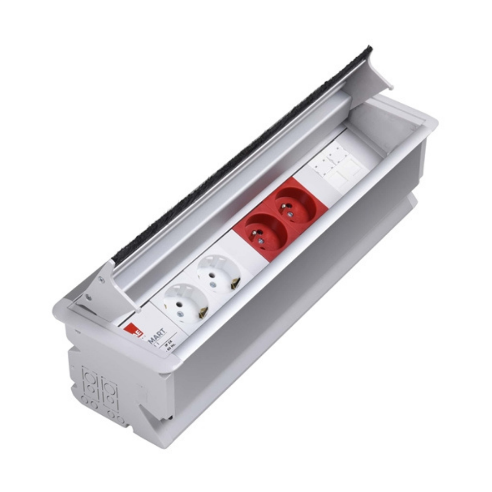 EAE 3178181  SM-IN-I: Gömme Tip Masaüstü Priz (10/16 Modül)